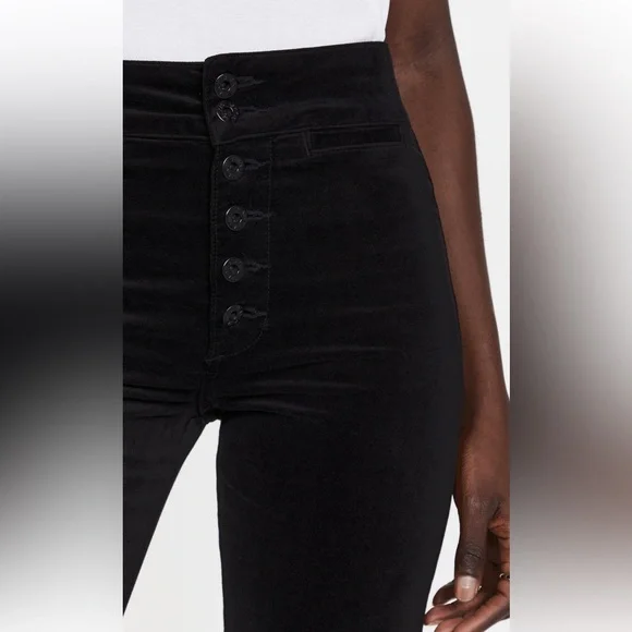 ASKK NY Brighton Wide-Leg Velvet Pant 26 NWOT